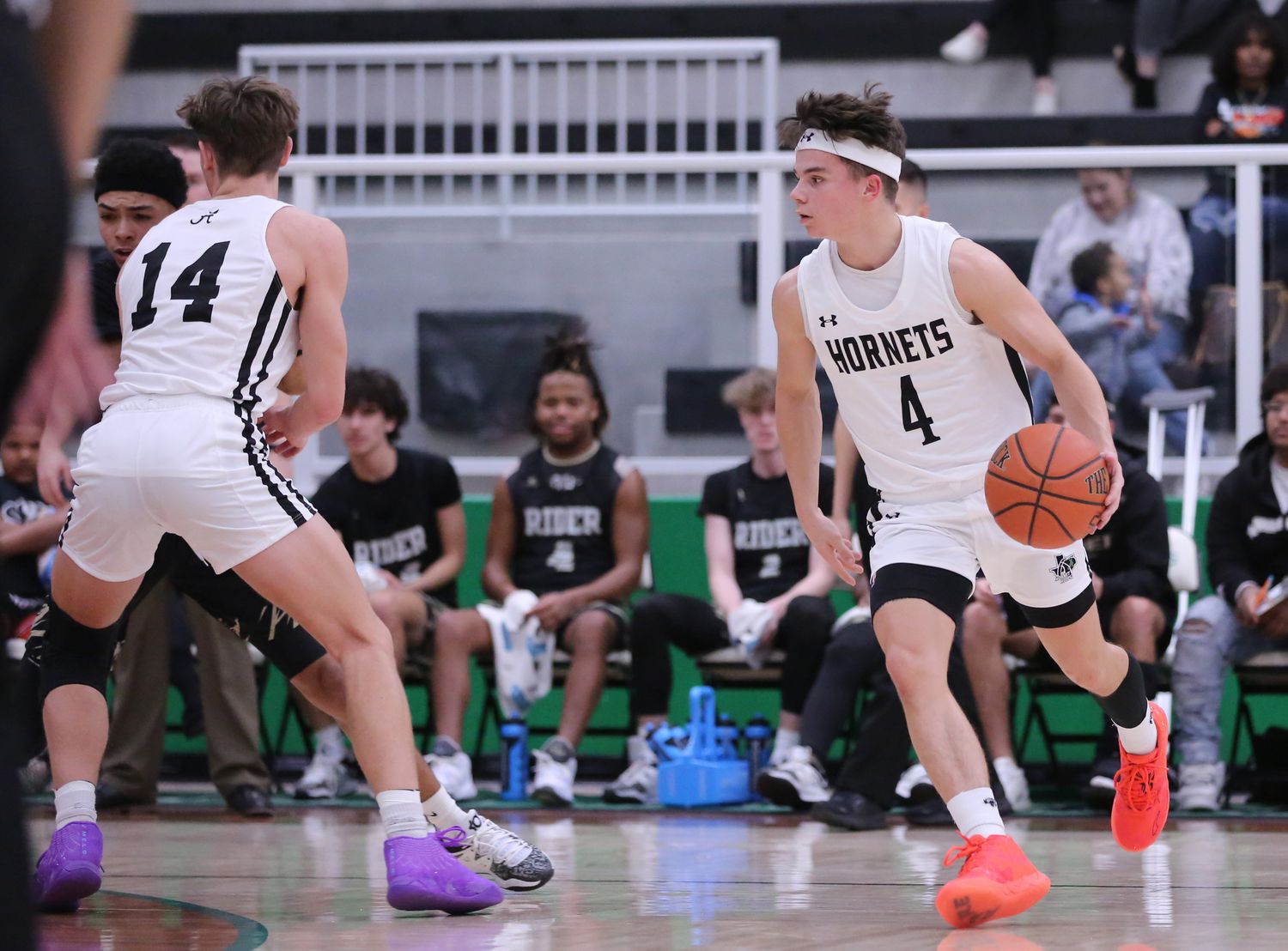 Azle Wichita Falls Rider Texas boys basketball 012323 Brian McLean 8